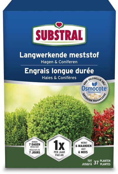 Substral Osmocote Langwerkende Meststof voor Hagen en Coniferen 750 g