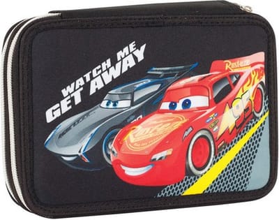 Arditex Etui Cars 18 X 15 X 4 Cm Textiel Zwart 27-delig