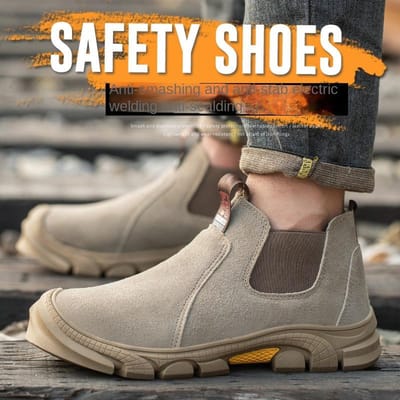 Chaussures de sécurité pour le travail Chaussures de protection anti-écrasement et anti-perforation à une pédale pour hommes 46
