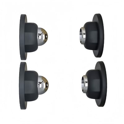 2 stuks-Deurstopper-Deurbuffer-Deurstoppers voor Binnen-Anti-botsingsdeurstopper- magnetische deurhouder- deurstopper voor wandmontage-zelfklevende deurstopper
