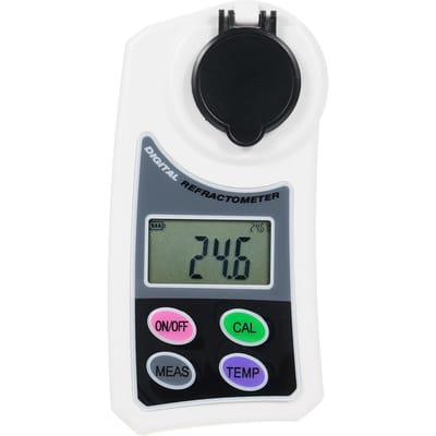 EMSZ-J LCD Digitale Brix Refractometer Draagbare Handheld Honing Refractometer Suikerconcentratie wit
