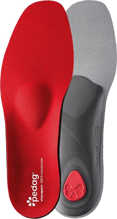 Pedag - Viva Sport - Sportsteunzolen- maat 36 t/m 47 - Rood