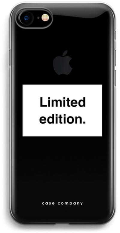 Case Company® - Hoesje geschikt voor iPhone 7 hoesje - Limited edition - Soft Cover Telefoonhoesje - Bescherming aan alle Kanten en Schermrand
