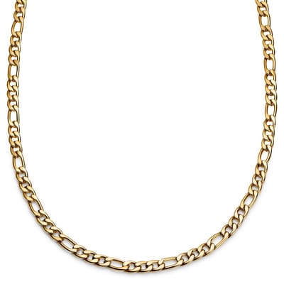 Essentials | 8 mm Goudkleurige Ketting met Figaro Schakels