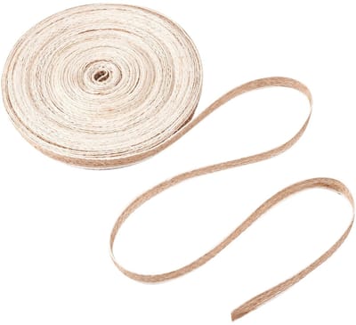 Allecto - Jute Touw Ribbons - Creatieve Decoraties - 20m - Navajo Wit - Natuurlijk materiaal - Ideaal voor knutselen - 10mm