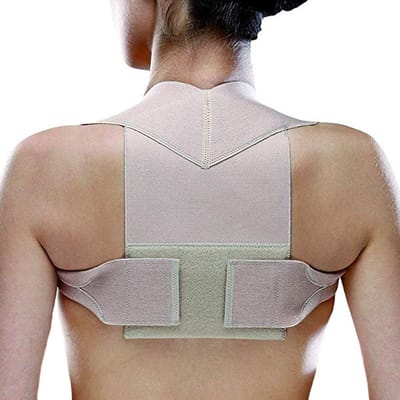 Orione Posturex Rechthouder - Rugsteun - Houdingcorrector - Postuur Band - Unisex - Maat M 87-93 cm - Beige