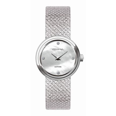 Prisma horloge P.1347 Dolce Round Silver