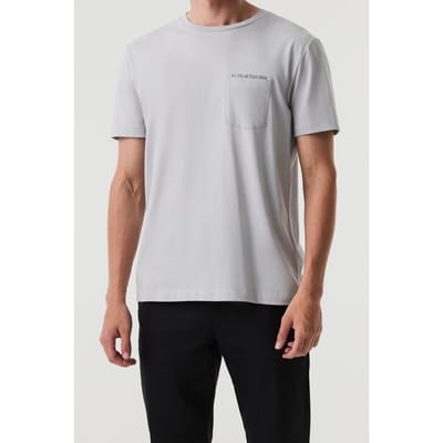 AlphaTauri Jomer V1.y9.01 T-shirt Cloud Grey Maat: S | Basic T-Shirts Outlet | Heren | Grijs