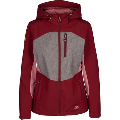 Trespass Dames/Dames Eckwood Soft Shell Jas (Donkere kers)