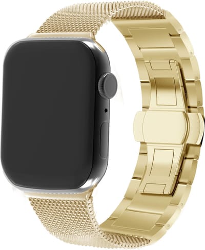 Classic Siliconen band - Geschikt voor Apple Watch Series 1/2/3/4/5/6/7/8/9/10/11/SE/SE2/SE3/Ultra (2/3) - Strap-it - Sterrenlicht / Starlight - Bandje siliconen sport loop - iWatch sportbandje voor maat: 44mm / 45mm / 46mm / 49mm