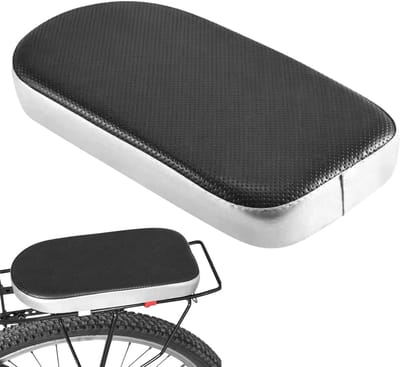 Comfortabele Achterzitkussen voor Fiets 30 x 14,5 x 4 cm | Dikke PU Leer, Waterdicht, Geschikt voor Bagagedrager