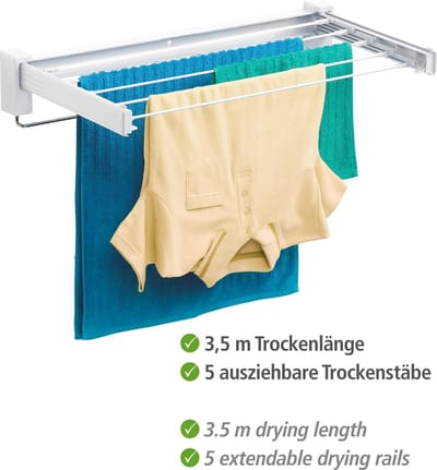 Luxe wasrek – droogrek – inklapbaar - wasdroogrek