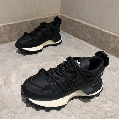 Daddyschoenen Dames Lente Nieuwe Dikke Zool Casual Alles-Match Sportschoenen 40