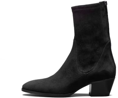 Isabel Bernard Vendôme Dames Schoenen Nylon stretch suède - Zwart -