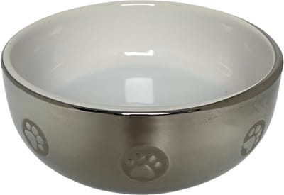 Bubimex - Zilverkleurige Voerbak - Drinkbak – 1,6 Liter