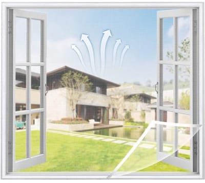 Insectenhor voor raam 60x80cm - Zelfklevend en Wasbaar