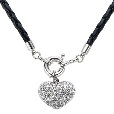 Behave - zwarte damesketting - druppel hanger - modern casual stijl