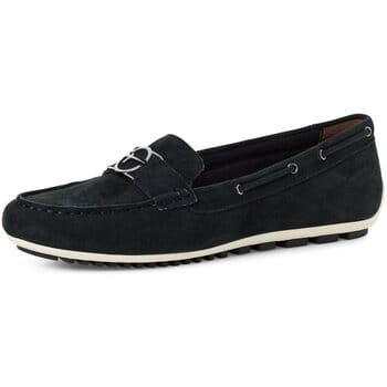 Tamaris dames slip-on schoen 1-24630-44 805 Moccassin damesschoenen leer blauw
