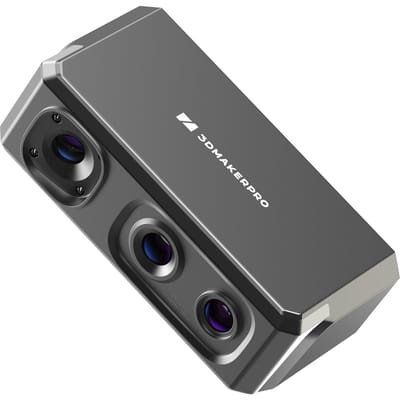 Scanner 3D 3DMakerpro Seal pour imprimante 3D avec une précision de 0,01 mm, caméra couleur 24 bits, vitesse de numérisation de 10 images par seconde, scan anti-tremblement