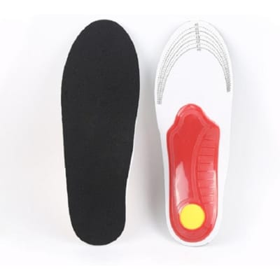 1 Paar Ortic Binnenzool Boogondersteuning Platvoet Orthopedische Binnenzolen Bewegingsdemping Kussen Opvulling Binnenzool Sport Demping Binnenzolen black