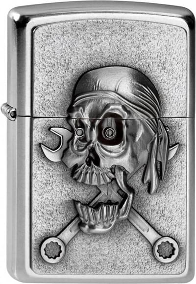 Aansteker Zippo Mechanic Skull