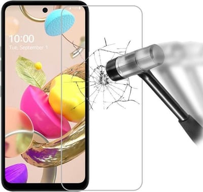 Screenprotector Glas - Tempered Glass Screen Protector Geschikt voor: LG K52 - 2x