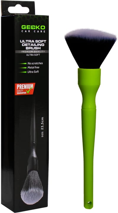 Gecko Ultra zachte dash en trimborstel 23,5cm