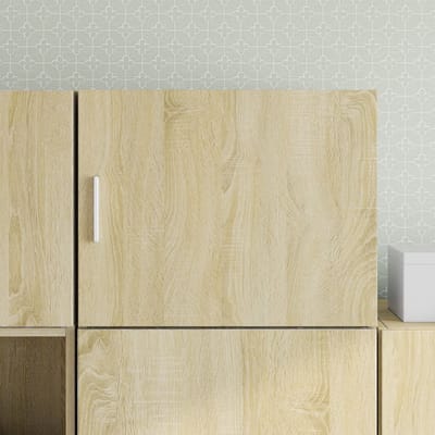 vidaXL - Wandkast - 50x42,5x40 - cm - bewerkt - hout - sonoma - eikenkleurig