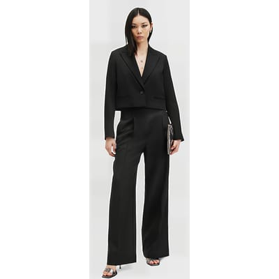AllSaints Shores Blazer Black Maat: 12 | Blazers Outlet | Dames | Zwart