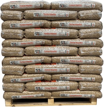German houtpellets - Pellets voor Pelletkachel - 66 zakken - 990 kg - Naaldhout pellets - EN+A1 & DIN+