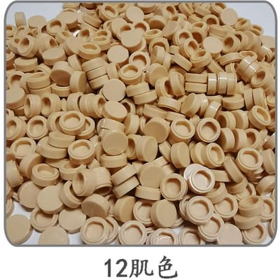 1000 stuks/partij Tegel 1x1 Rond 98138 Speciaal Blok MOC Bouwsteen Compacte Deeltjes Blokken Onderdelen Compatibel met LOGO Speelgoed