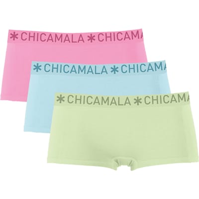 Chicamala Dames Boxershorts – 3 Pack – Ondergoed – Kleding – 95% Katoen – Normale Lengte – Dameskleding – Onderbroeken Dames