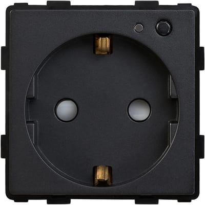 Slimme Zigbee Inbouw Stekker met Energiemeter - 16A EU Stopcontact