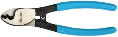 GEKO Kabelkniptang - Max. 9 mm - Hoogwaardig staal - Antislip handvat - 150 mm