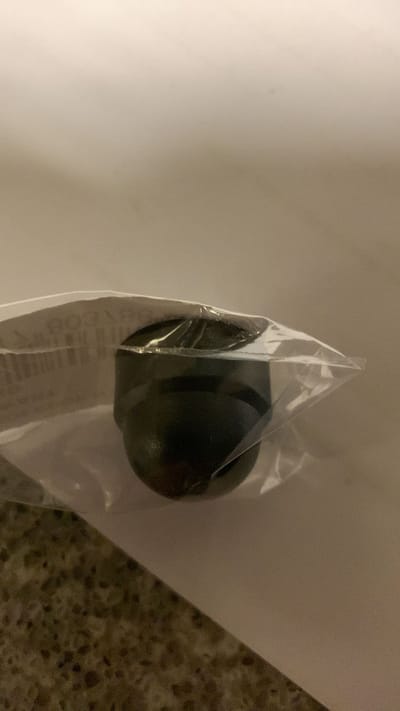 Deltafix - Moerdop nylon zwart - M10