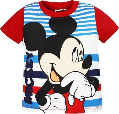 Disney Mickey Mouse t-shirt - rood - maat 74 (12 maanden)