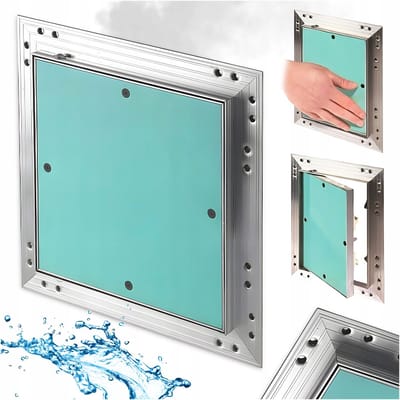 Toegangsdeur Gipsplaat 25x25cm met Veergrendeling - Waterdicht