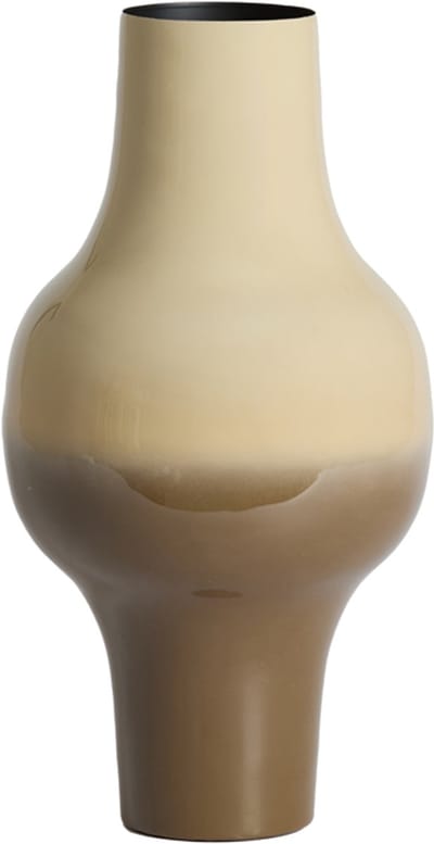 Light&living Vaas deco Ø22,5x41,5 cm SINDO taupe+donker bruin