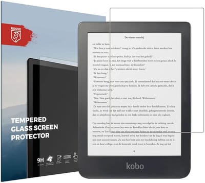Rosso Screen Protector Geschikt voor Kobo Clara HD | Beschermlaag | Glasplaatje | 9H Tempered Glass | Gehard Glas | Beschermglas