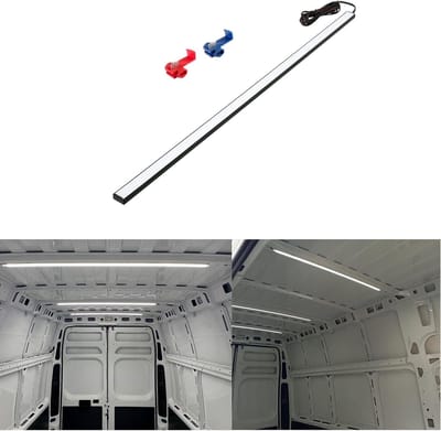 LED Verlichting - Binnenlamp Laadruimte - Voertuig Verlichten - Hoge Lumen Output - 50 cm - Zwart