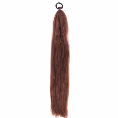 Haar Extensions – 【Koffie】 Lange Vlecht Paardenstaart Extension – Clip-In Hair Wrap voor Dames – Steile Haarstaart voor Extra Volume en Lengte