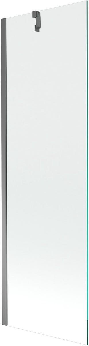 Mexen Next badwand paneel 1-delig 60 x 150 , transparant, gun metal - 895-060-000-00-00-95