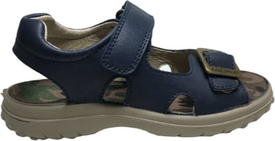 Naturino velcro gesp effen lederen sandalen Land navy mt 25