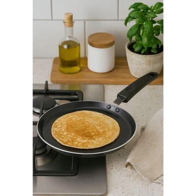 Pannenkoekenpan Mat Zwart D25cm