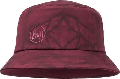 BUFF® Trek Bucket Hat Calyx Dark Red - Zonnehoed -
