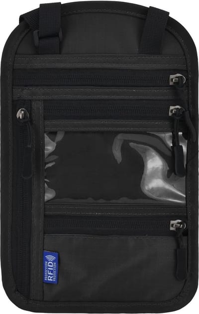 Lexium Nektasje - Nektasje heren - Paspoort tasje - Reisportemonnee - Nektas - Travel wallet - Moneybelt