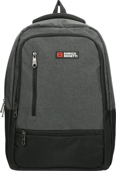 Enrico Benetti Hamburg Laptop Rugzak - 15" Laptop, 25 liter - 62124 - Grijs