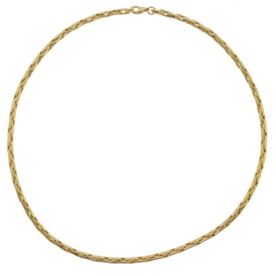 Behave Ketting - klassiek - dames - schakelketting - goud kleur - 50 cm