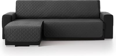 Belmarti Duo chaise-longue bankbeschermer - 200 cm - Grijs