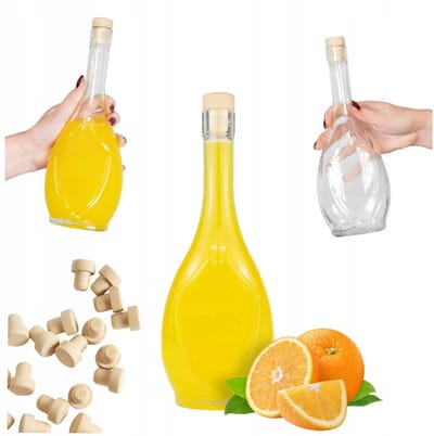 Bimberek - Drinkfles - 500 ml - Glazen Fles - Voor Wijn en Likeuren